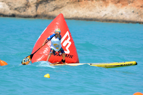 Agios Nikolaos on SUP 2018-spyros monastiriotis