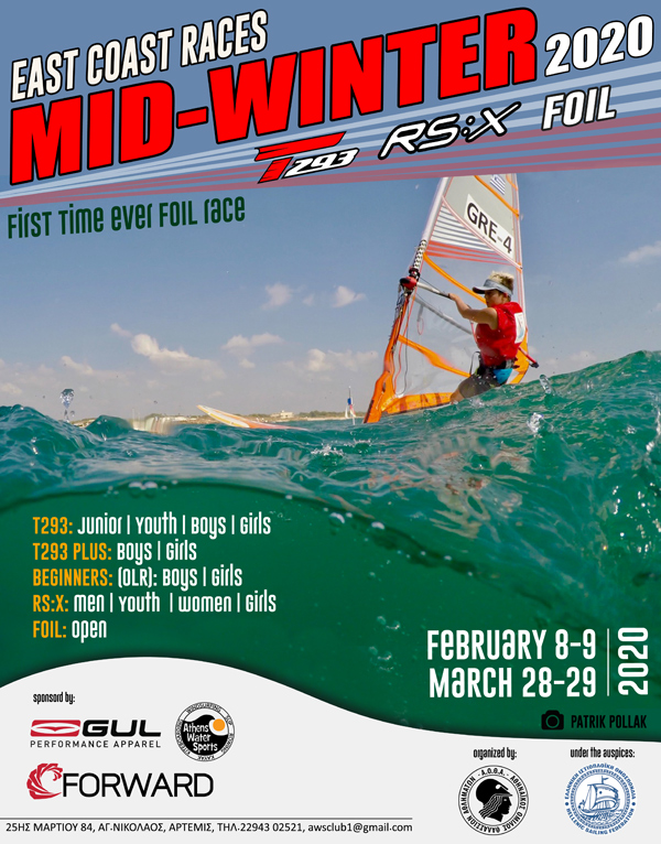 Techno & RS:X Mid-Winter East Coast Races 2020